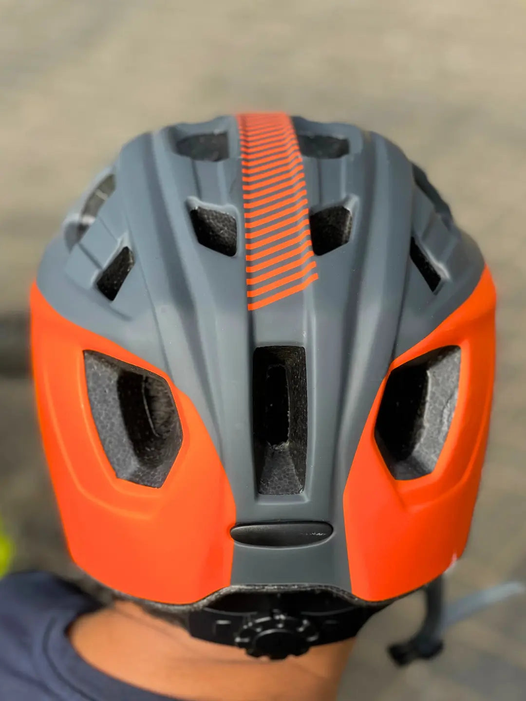 Casco de Enduro Best Gris/Naranja
