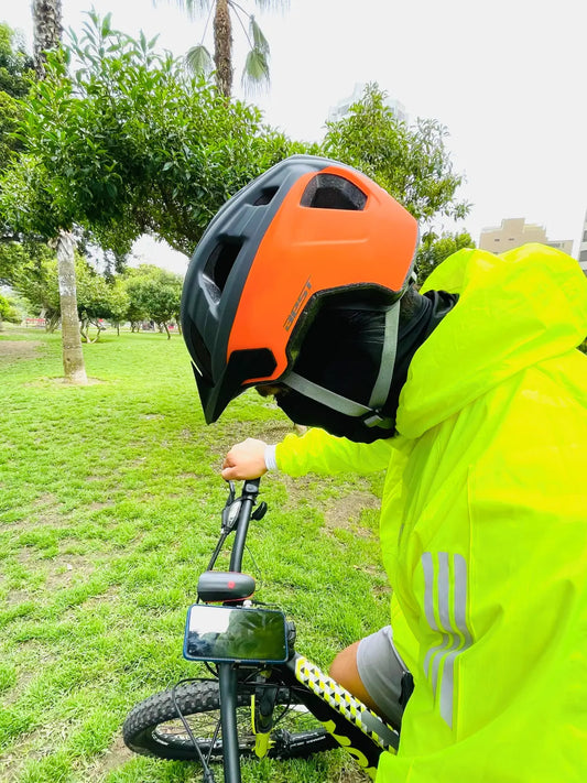 Casco de Enduro Best Gris/Naranja