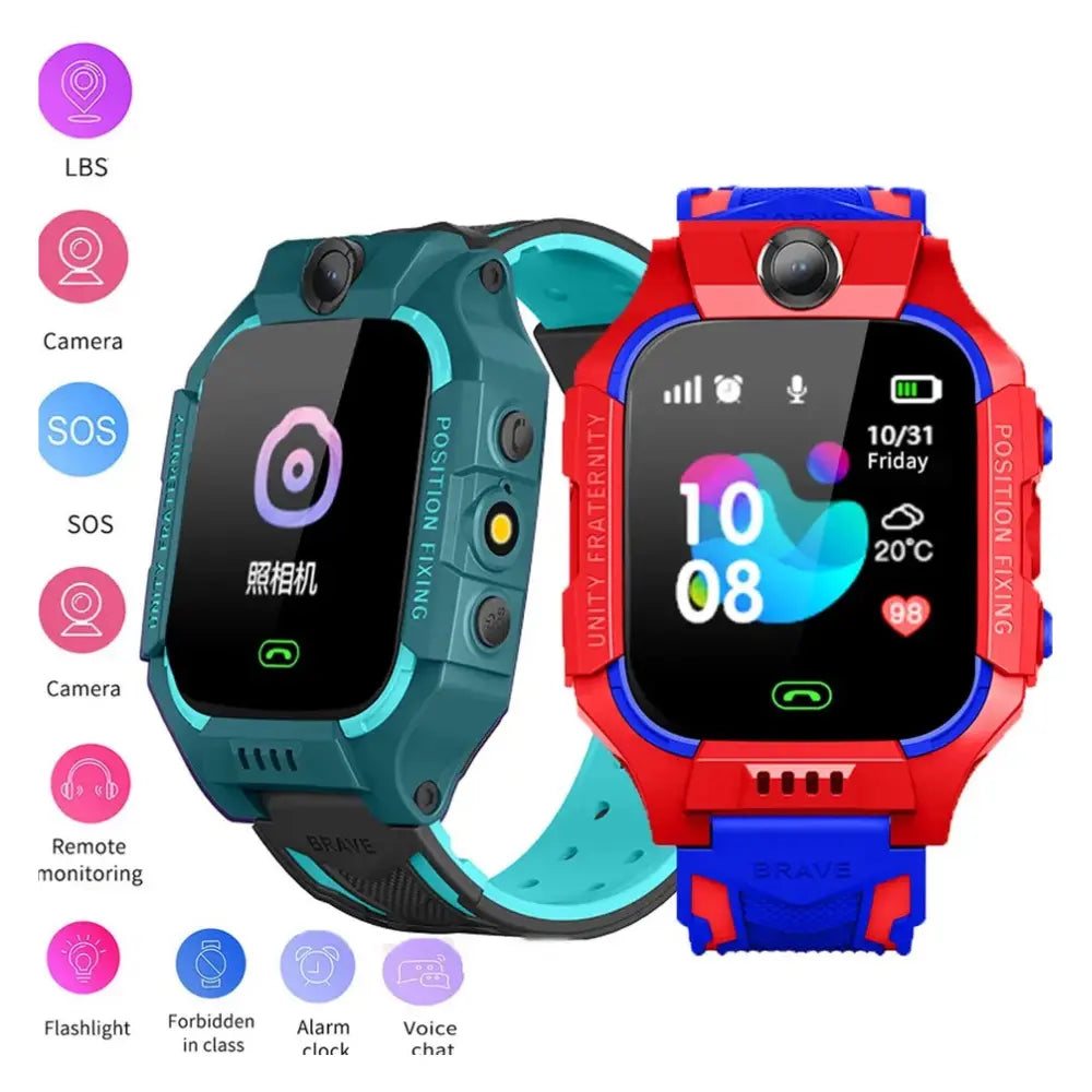 Smartwatch Infantil con Cámara, Juegos y Alarma SOS