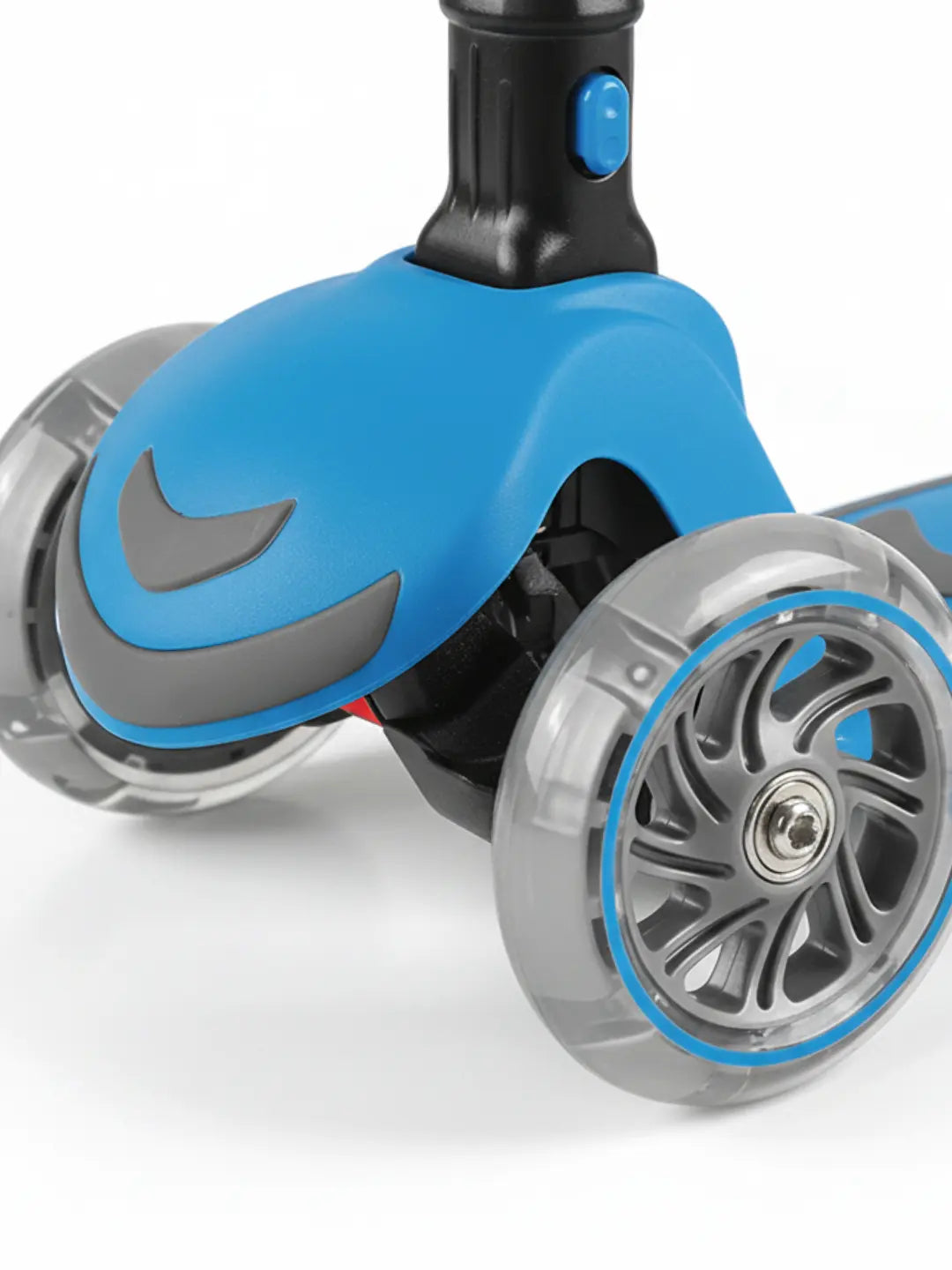 Rueda PU con LED por dinamo