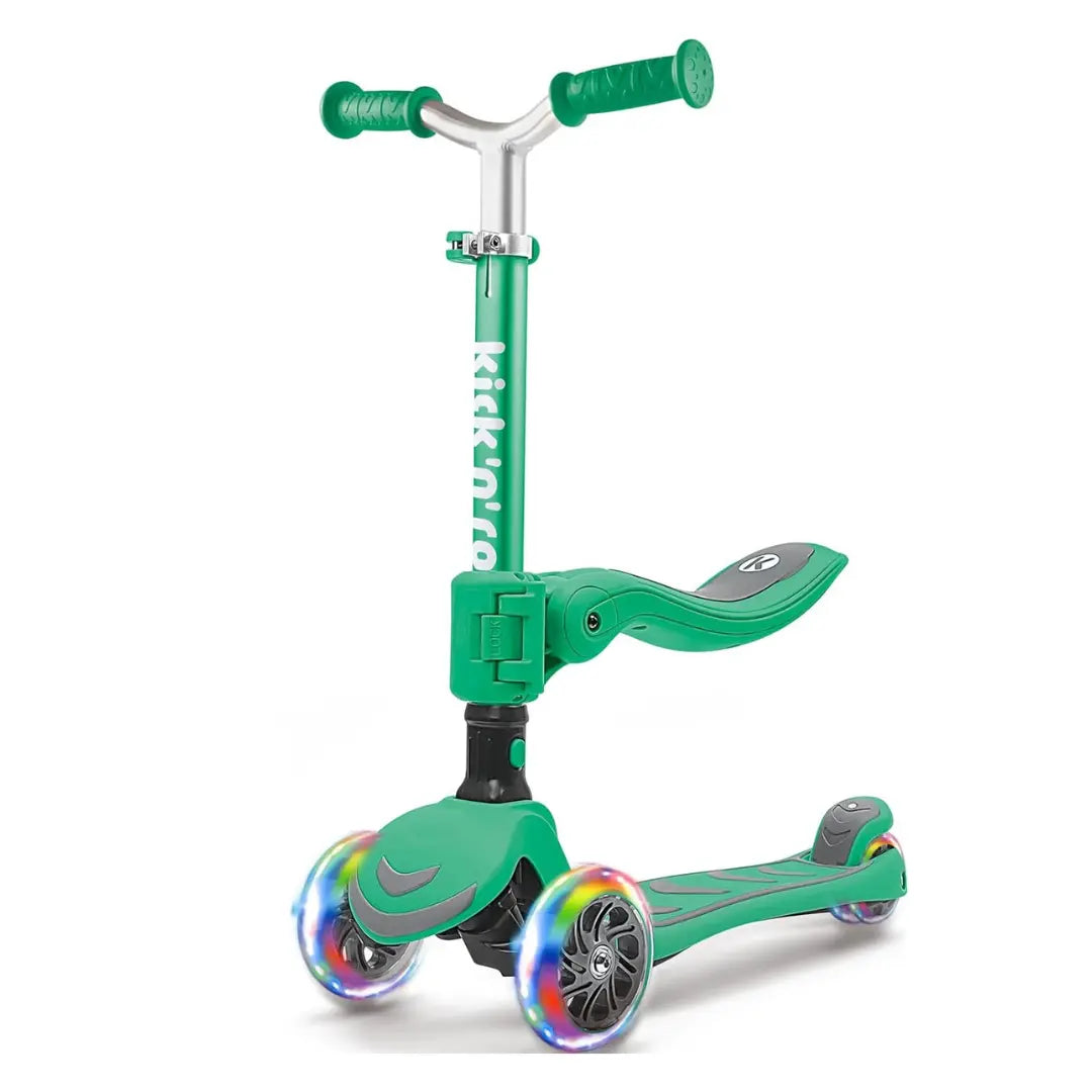 Scooter Premium 2 en 1 con Asiento – Kicknroll para Niños de 3 a 8 Años