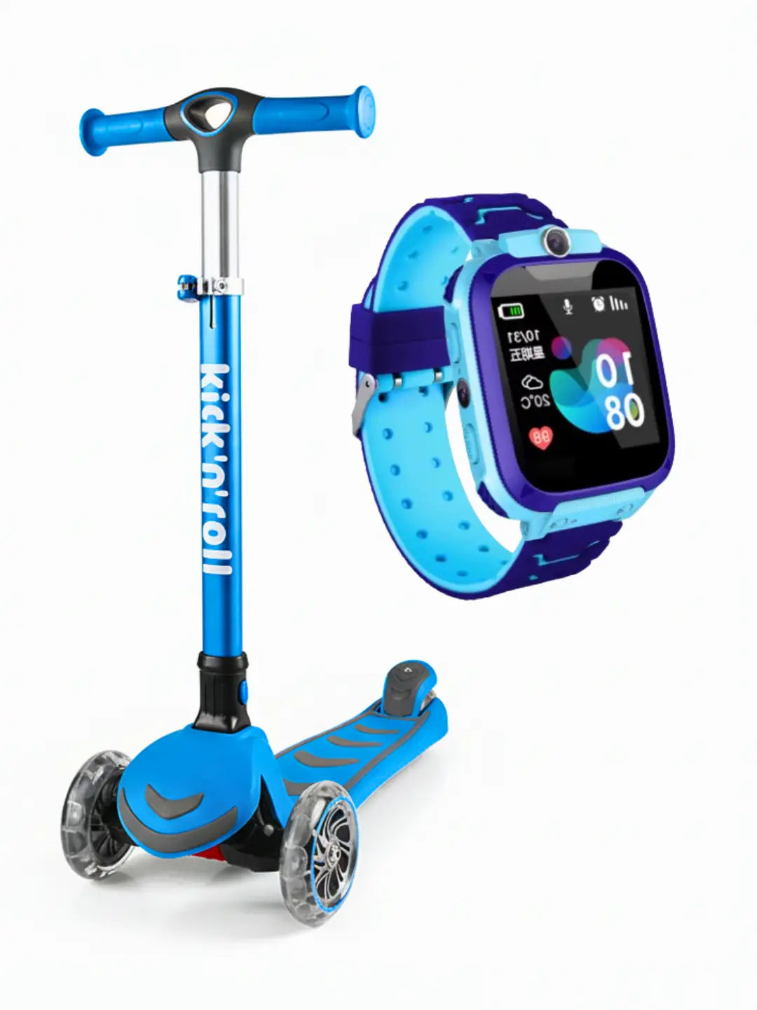 Pack Scooter Kicknroll + Reloj GPS