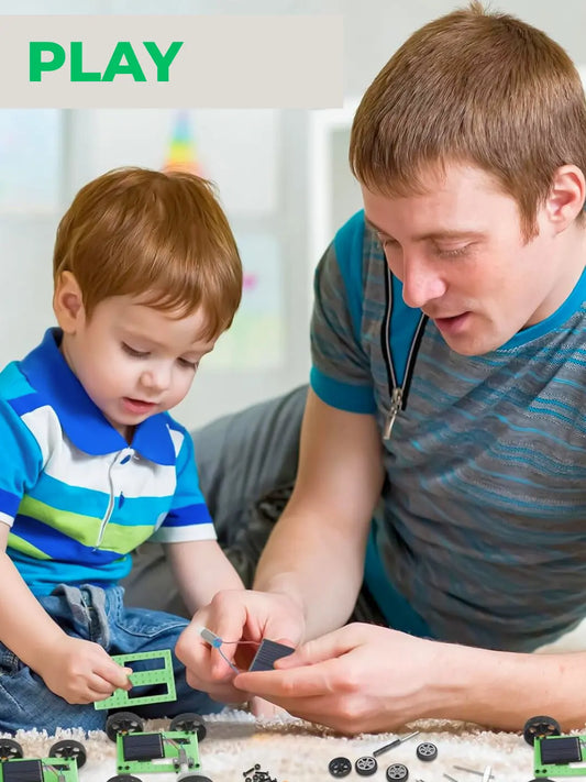 Carro Solar Educativo DIY para Niños y Aficionados