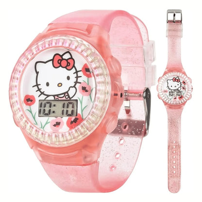 Reloj Digital Hello Kitty para Niñas Color Rosa