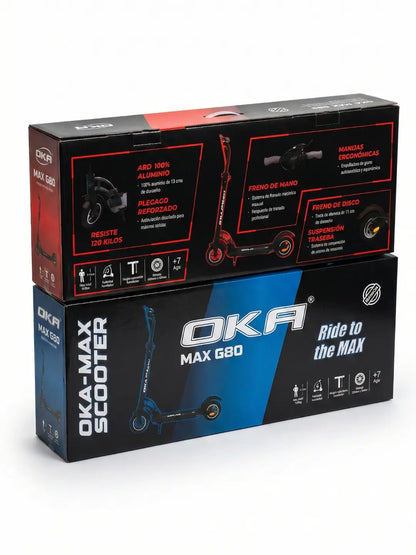 Scooter Pro 7-15 Años: Doble Suspensión y Freno Disco