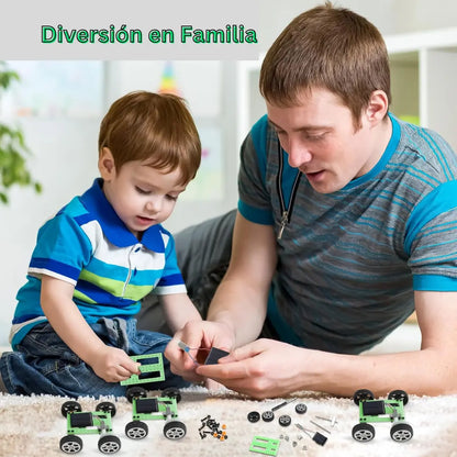 Carro Solar Educativo DIY para Niños y Aficionados