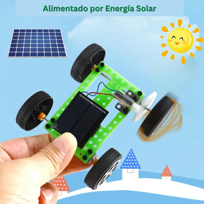 Carro Solar Educativo DIY para Niños y Aficionados