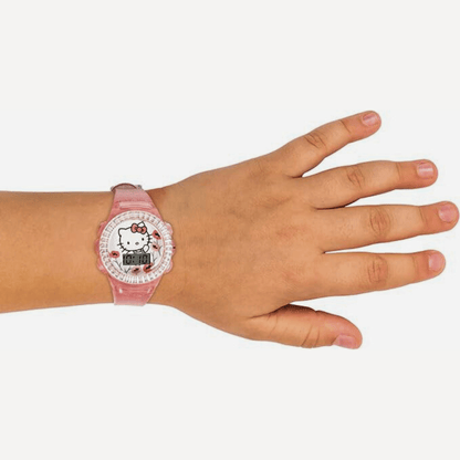 Reloj Digital Hello Kitty para Niñas Color Rosa