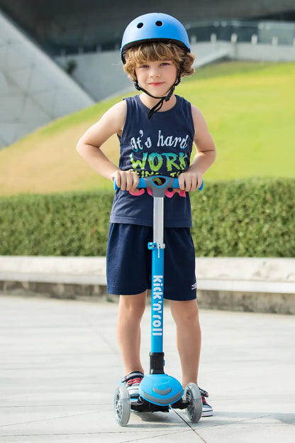 Scooter Kicknroll para niños de 3 a 10 años con ruedas led